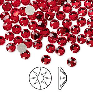 Bluestreak Crystals Serinity ROUND Rhinestones Flatback NonHotfix SS3 - SS20