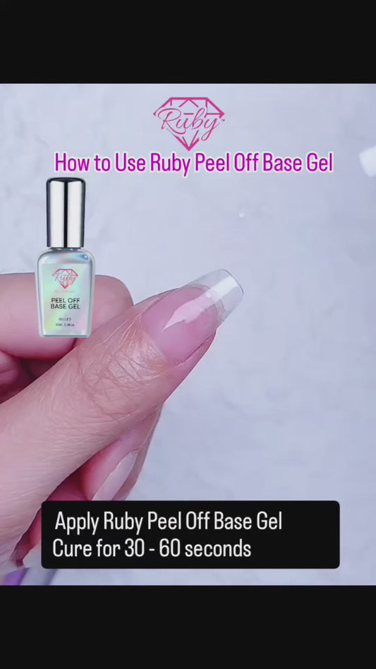 Ruby Peel Off Base Gel 15ml 0.5oz Peelable Base