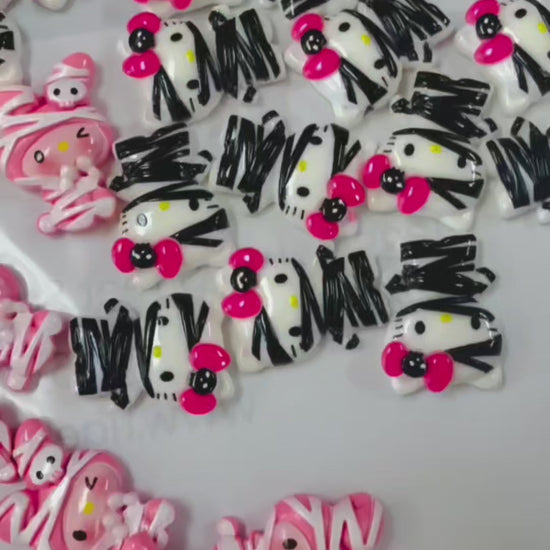 Kawaii Mummy Sanrio Flatback Charms Halloween