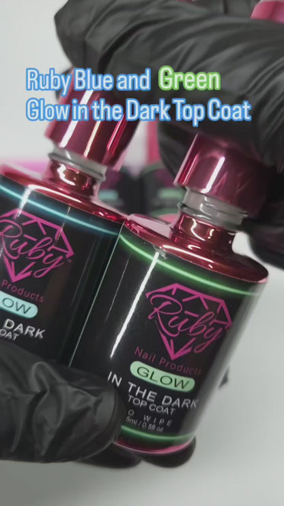 Ruby Glow in the Dark Top Coat Gel Polish