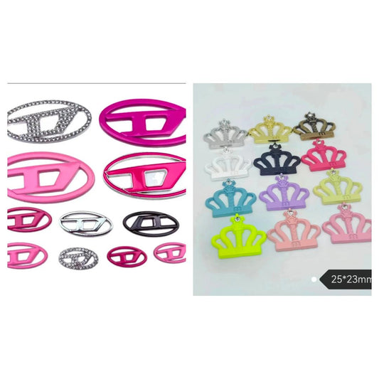 Junk Charms #8: MIU MIU, DIESEL Large Charms for Phone Cases Art Nails Crafts Design