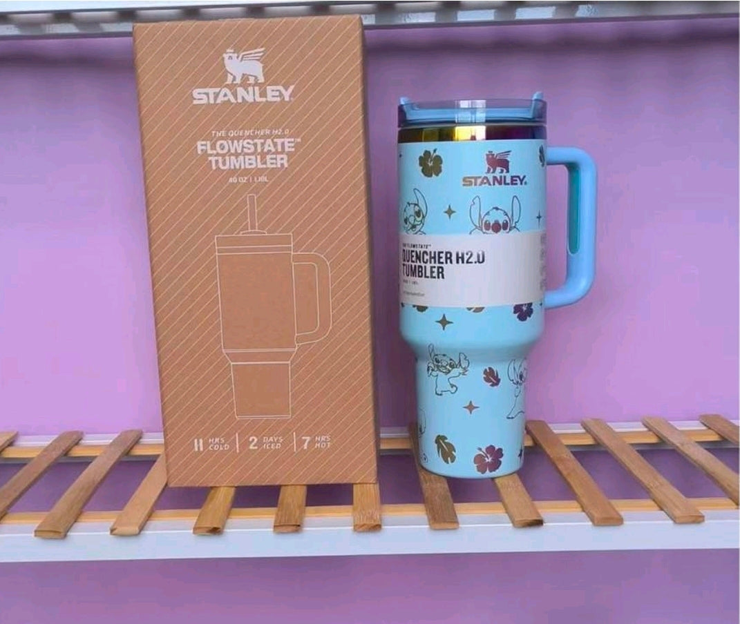 Thermos Cup 40z Stanley Tumbler Stitch Labubu Kitty