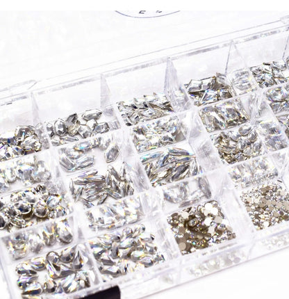 Bluestreak Crystals Serinity  Flatback Non Hotfix Rhinestones SHAPES Crystal Clear Color