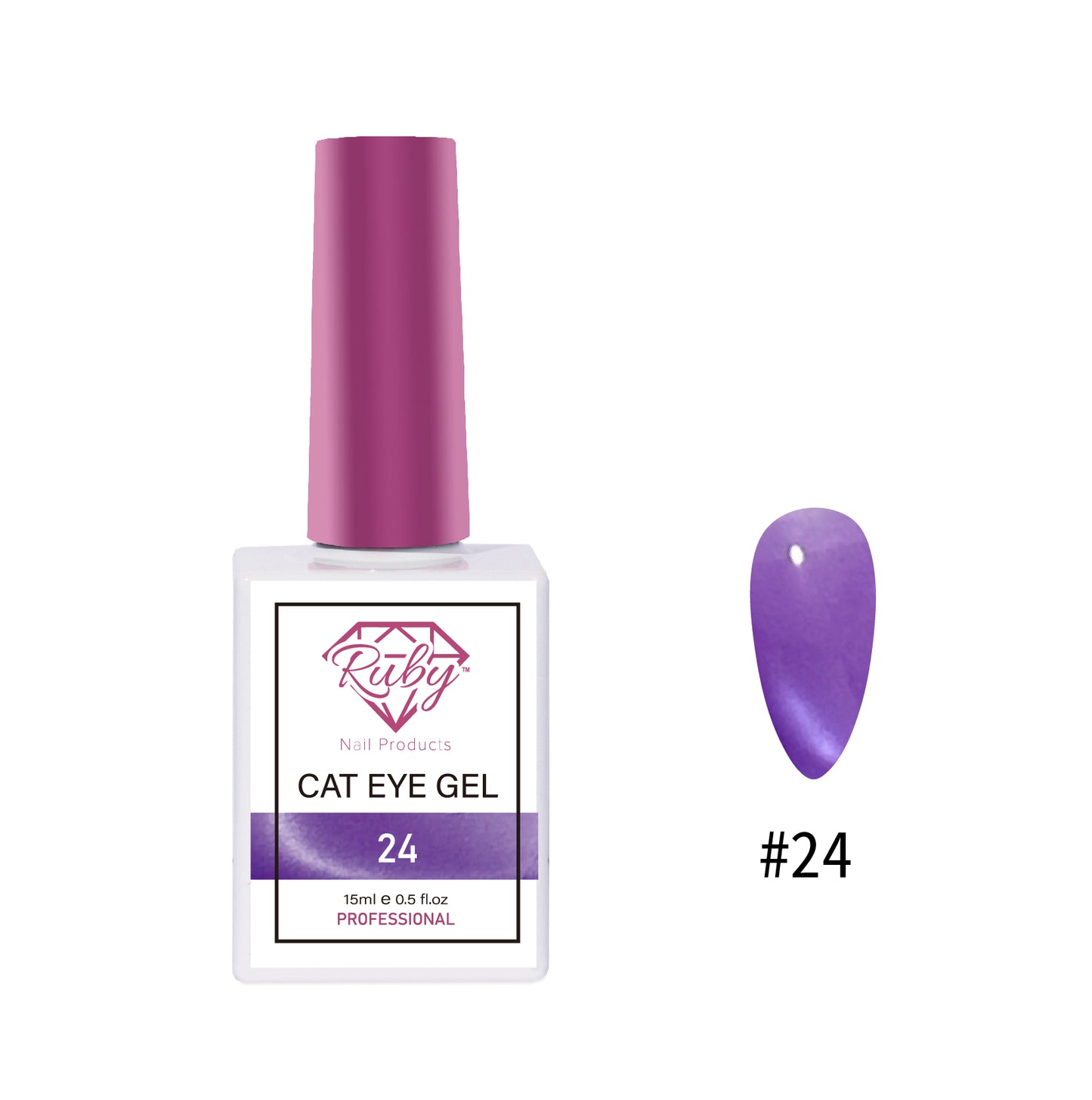 Ruby Cat Eye Gels – Collection #2 | Magnetic Cateye Gel Polishes 36 Colors