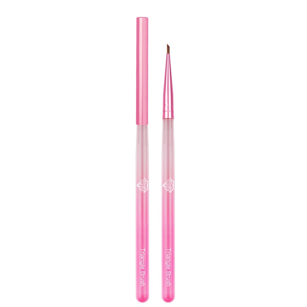 Ruby Premium Nail Art Brushes Builder Gel Brush Spatula Rubber Base Brush Polygel Brush Liner Brush