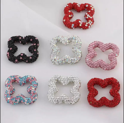 Listing 3 of 4: BRAND LOGOS and Other Clay Bead Junk Charms Large Charms for Phone Cases, Bags, Arts and Crafts, Designer Luxury Double Sided Clay Beads with Holes