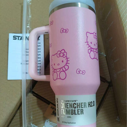 Thermos Cup 40z Stanley Tumbler Stitch Labubu Kitty