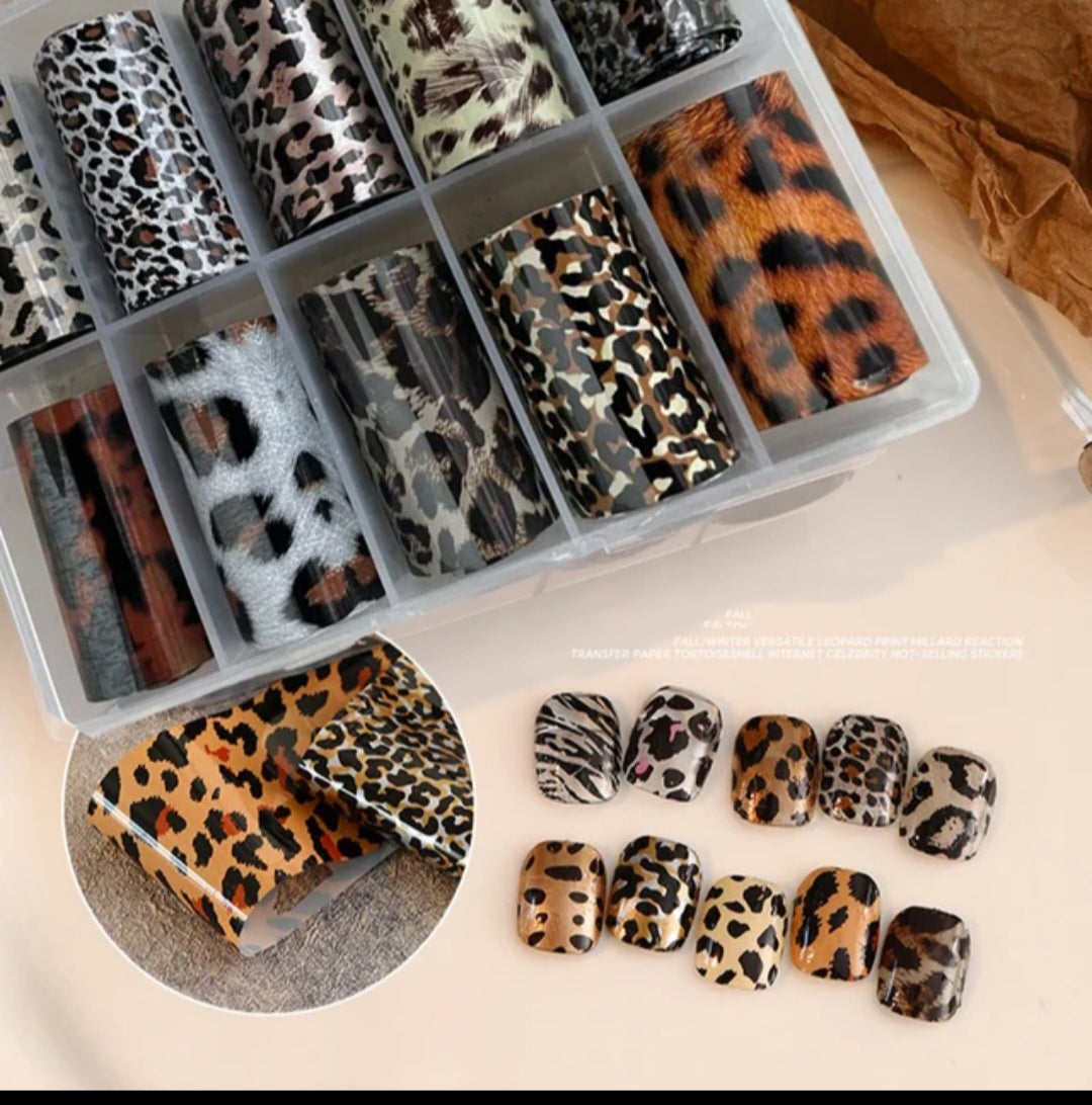 DND Nail Foils Box 10 rolls