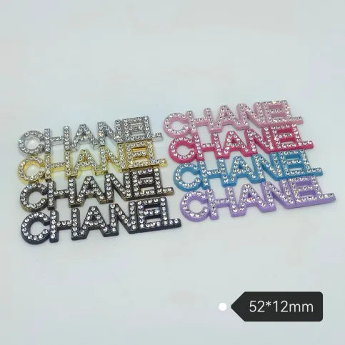 Junk Charms #1: CHANEL Brand Logos Large Junk Charms Designer Luxury Charms for Nails, Phone Cases, Bags, Arts and Crafts
