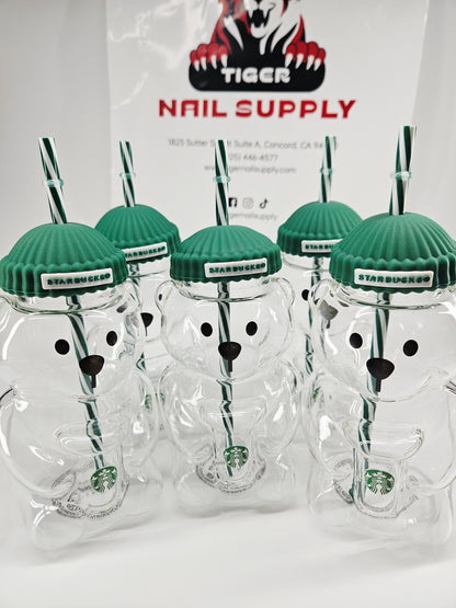 Dupe Bearista Bear Glass Cup