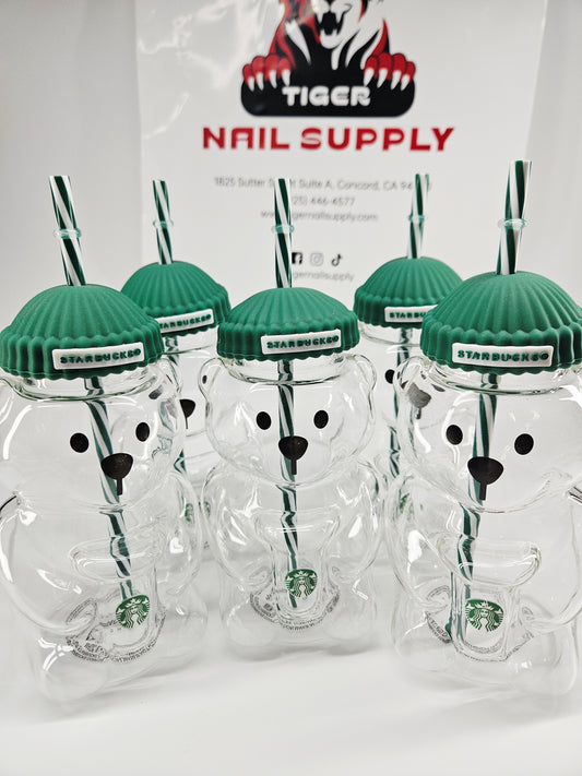 Dupe Bearista Bear Glass Cup