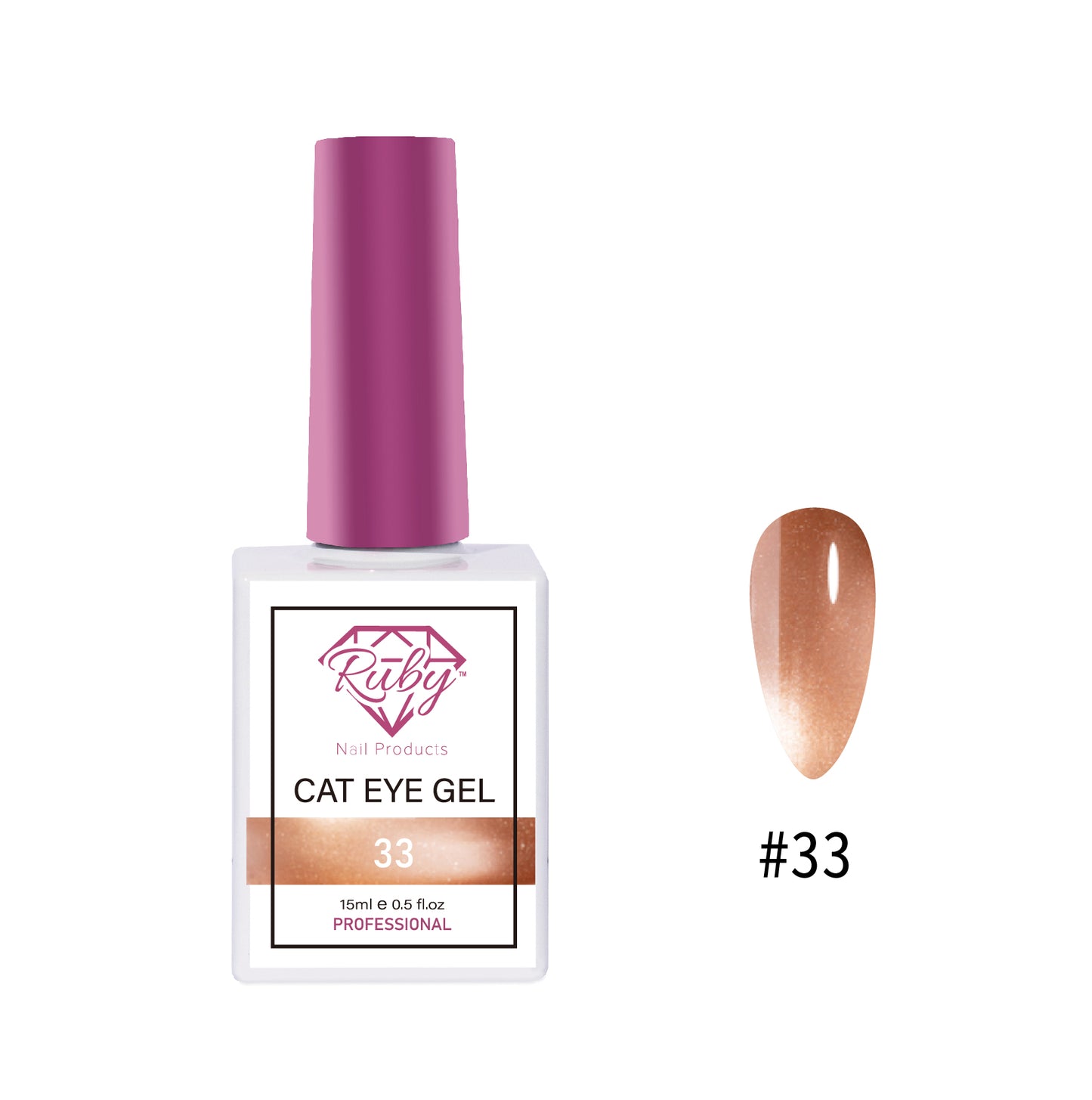 Ruby Cat Eye Gels – Collection #2 | Magnetic Cateye Gel Polishes 36 Colors