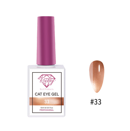 Ruby Cat Eye Gels – Collection #2 | Magnetic Cateye Gel Polishes 36 Colors