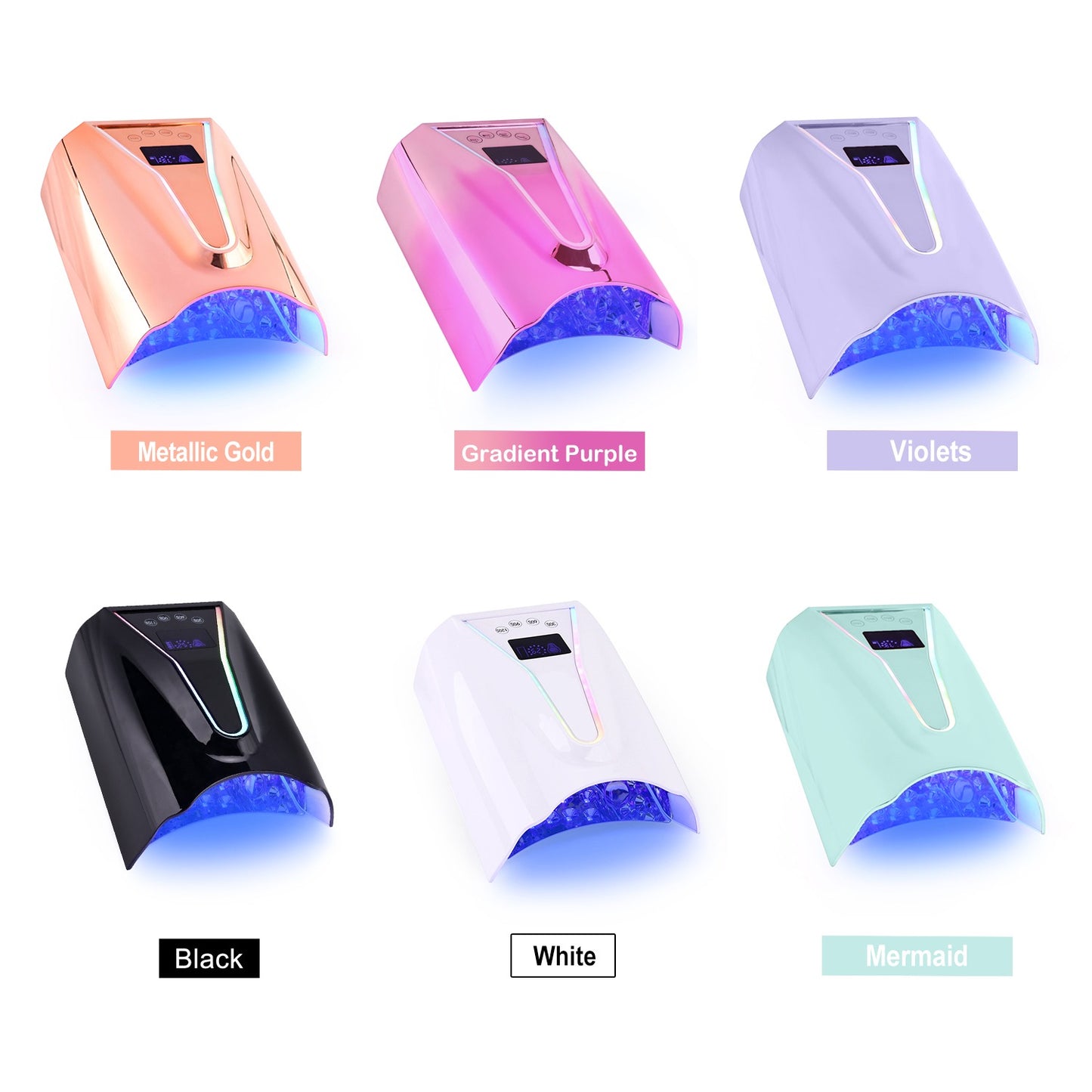 128W Cordless Pro Cure LED Nail Lamp