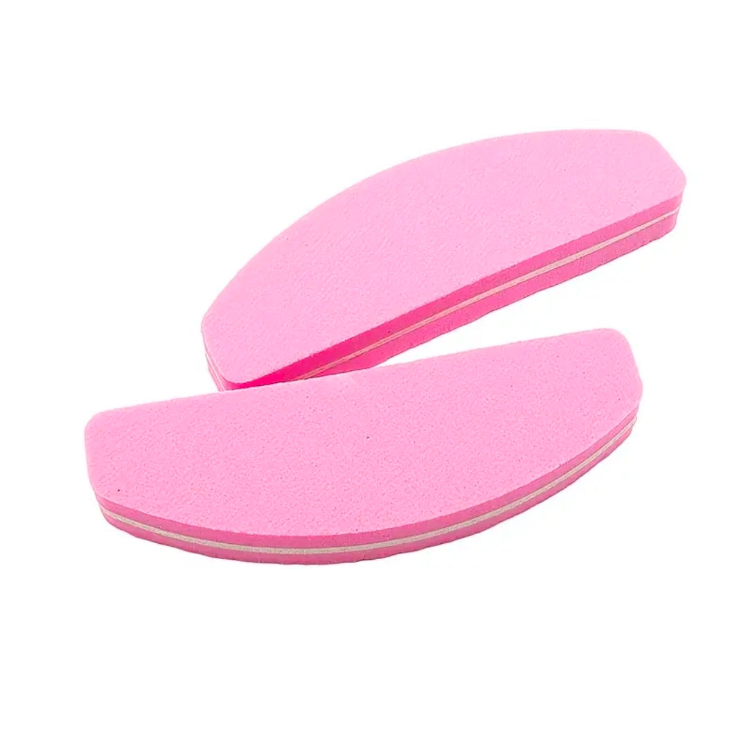 Mini Buffer Pink Square Heart Half Moon 2 Sided 100/180 Grit
