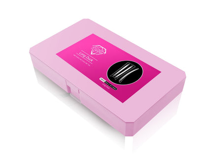 Ruby Nail Tip Boxes Pink, Clear, C Curve, No C, Square Coffin Stiletto Almond