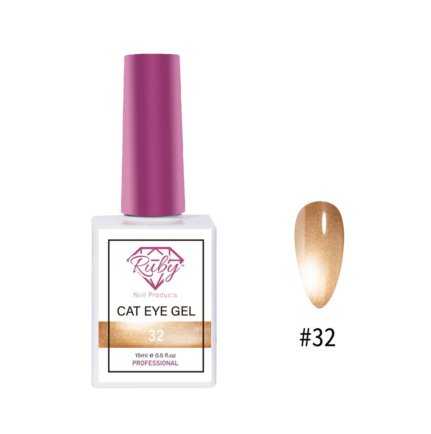 Ruby Cat Eye Gels – Collection #2 | Magnetic Cateye Gel Polishes 36 Colors