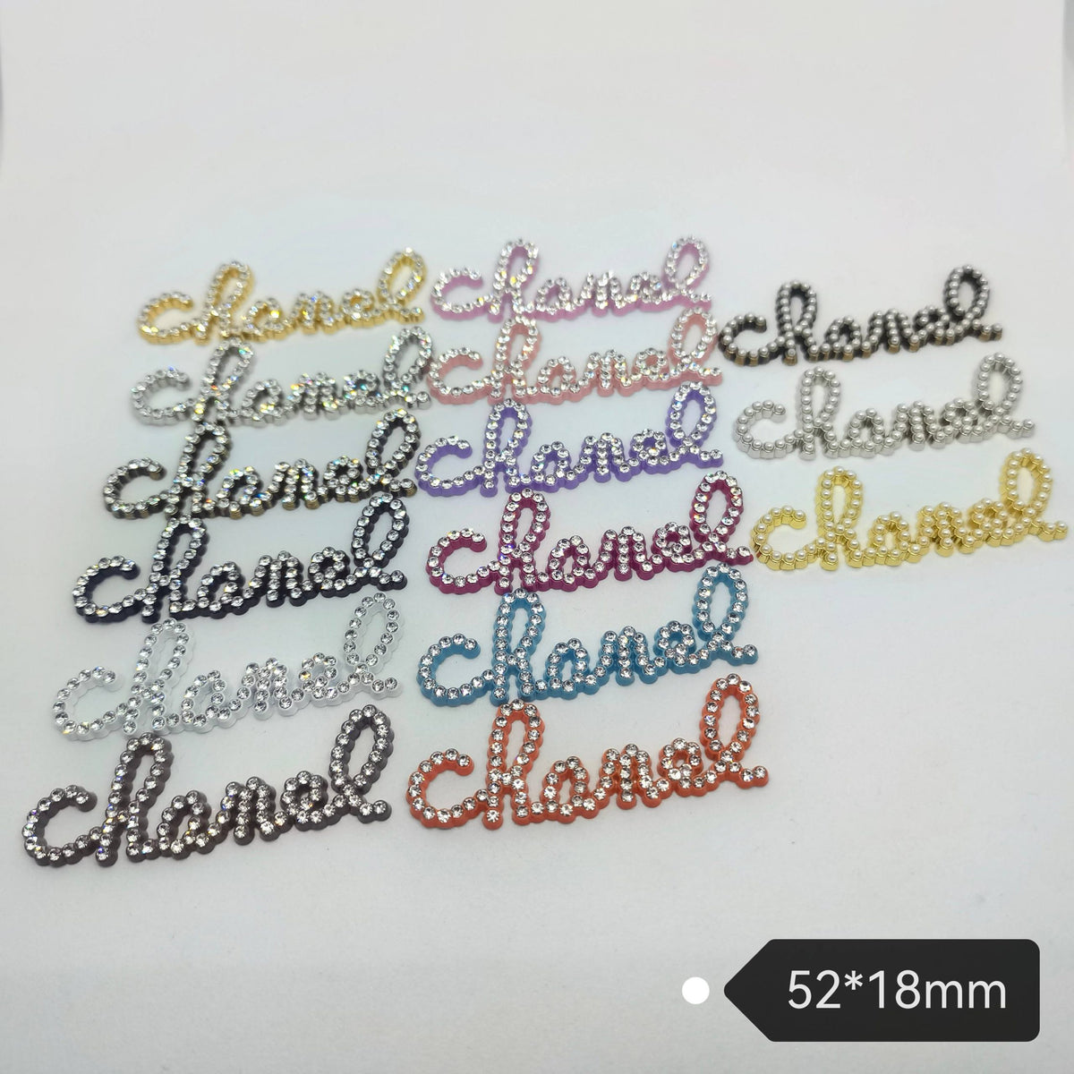 Junk Charms #1: CHANEL Brand Logos Large and Small Junk Charms Designer Luxury Charms for Nails, Phone Cases, Bags, Arts and Crafts