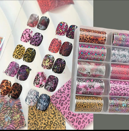 DND Nail Foils Box 10 rolls