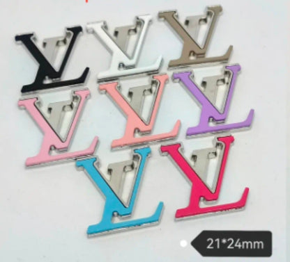 Junk Charms #3: LV Brand Logos Large Junk Charms Designer Luxury Charms for Nails, Phone Cases, Bags, Arts and Crafts