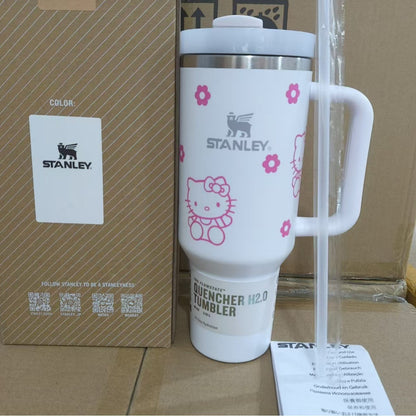 Thermos Cup 40z Stanley Tumbler Stitch Labubu Kitty