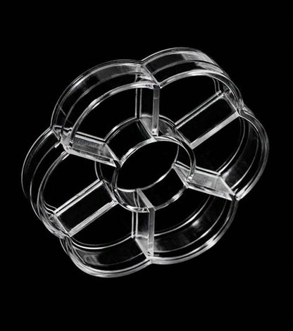 12 Grid Clear Empty Storage Box For Nail Charms Rhinestones Accessories