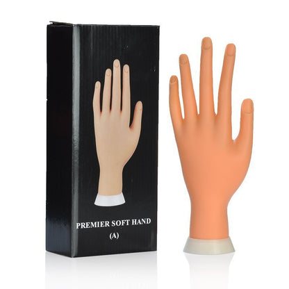 Practice Hands for Nail Art Bendable Flexible Silicone