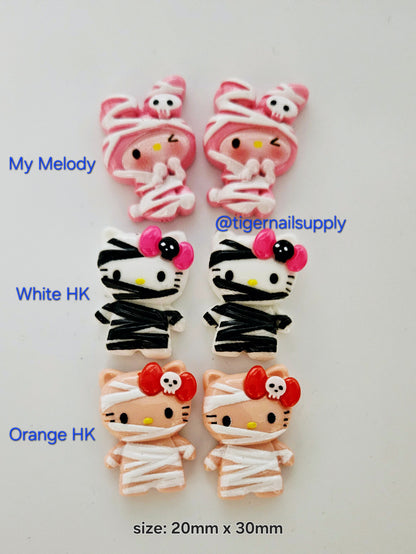 Kawaii Sanrio Mummy Resin Nail Charms 