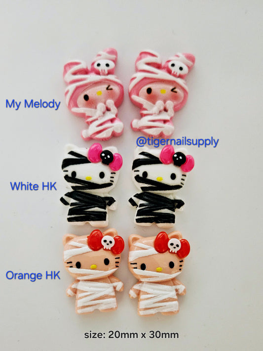 Kawaii Sanrio Mummy Resin Nail Charms 