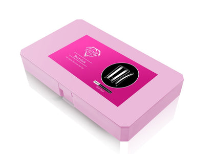 Ruby Nail Tip Boxes Pink, Clear, C Curve, No C, Square Coffin Stiletto Almond