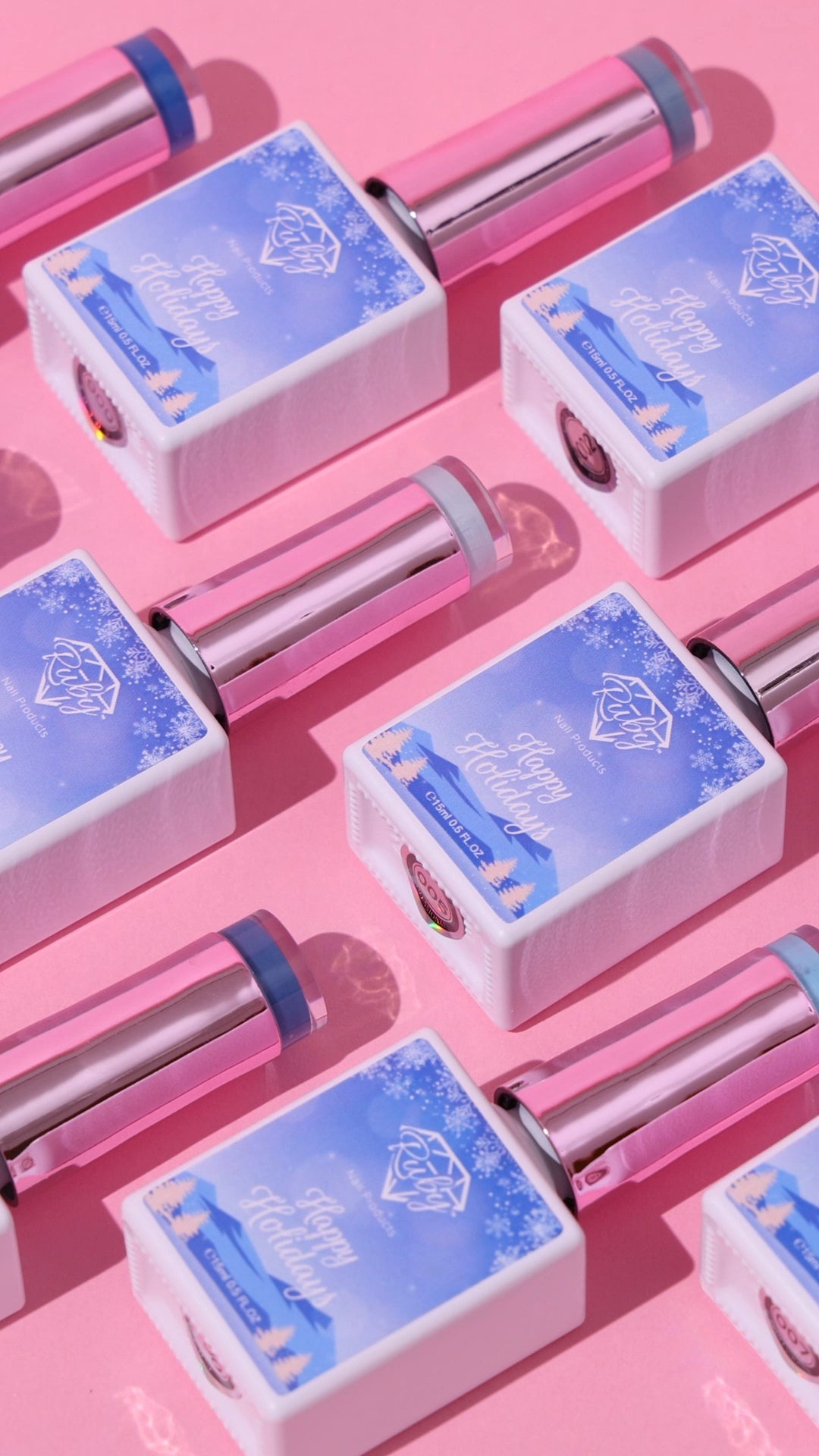 Ruby Happy Holidays Gel Polish Collection (2 Sets) Christmas and