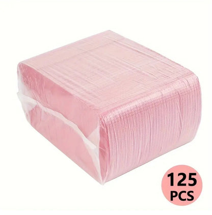 125PCS Disposable Nail Table Towels Paper Mat 13" X 17" 3 Ply Dental Bib
