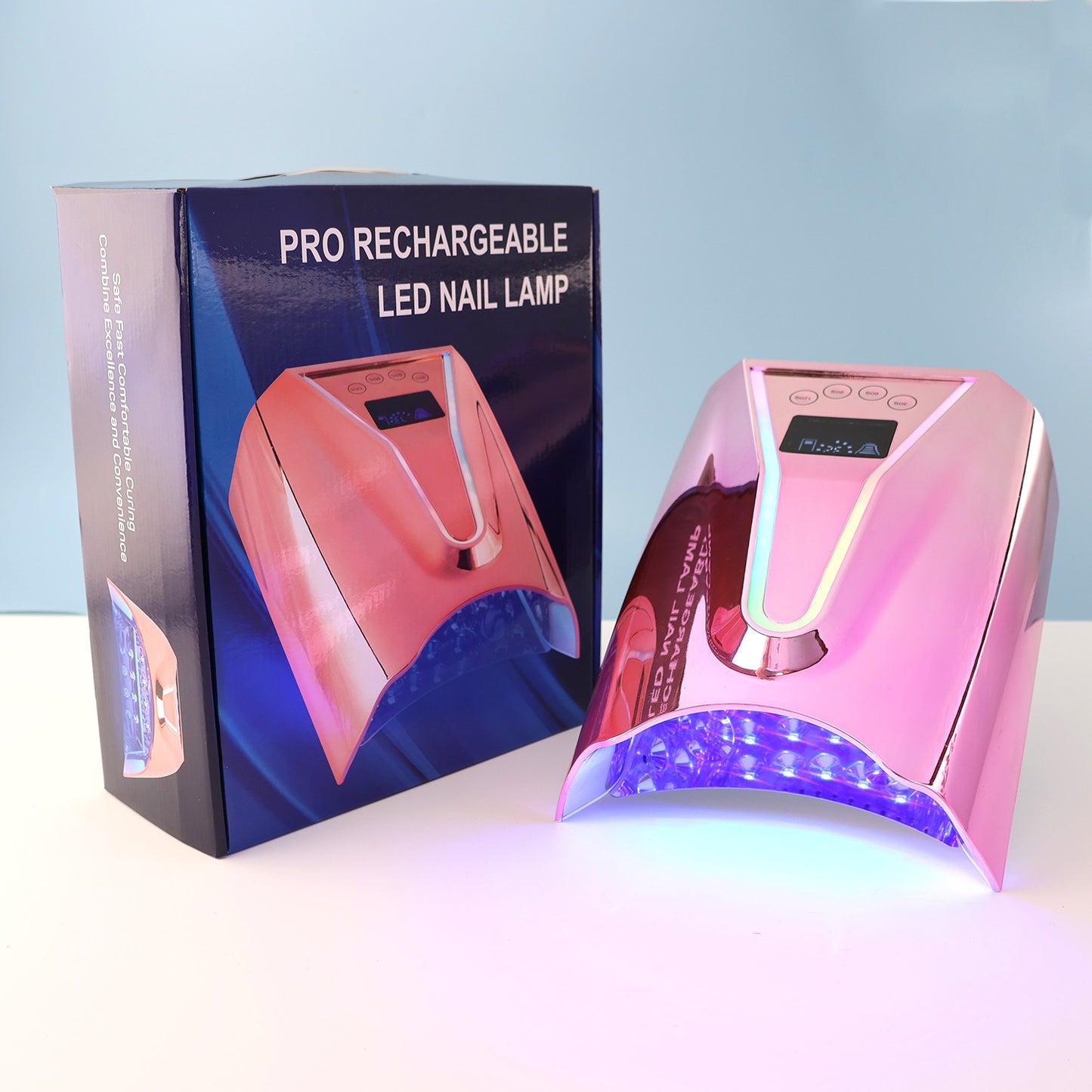 128W Cordless Pro Cure LED Nail Lamp