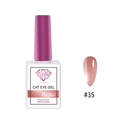 Ruby Cat Eye Gels – Collection #2 | Magnetic Cateye Gel Polishes 36 Colors