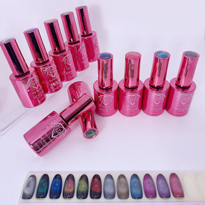 Ruby Cat Eye Gels 12 Colors Collection 1