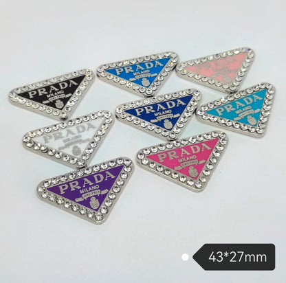 Junk Charms #4: YSL PRADA BARBIE Logos Large Junk Charms Designer Luxury Charms for Nails, Phone Cases, Bags, Arts and Crafts