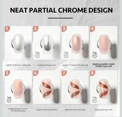 Super Matte Top Coat for Chrome Non-Wipe Non-Sticky Chrome Proof
