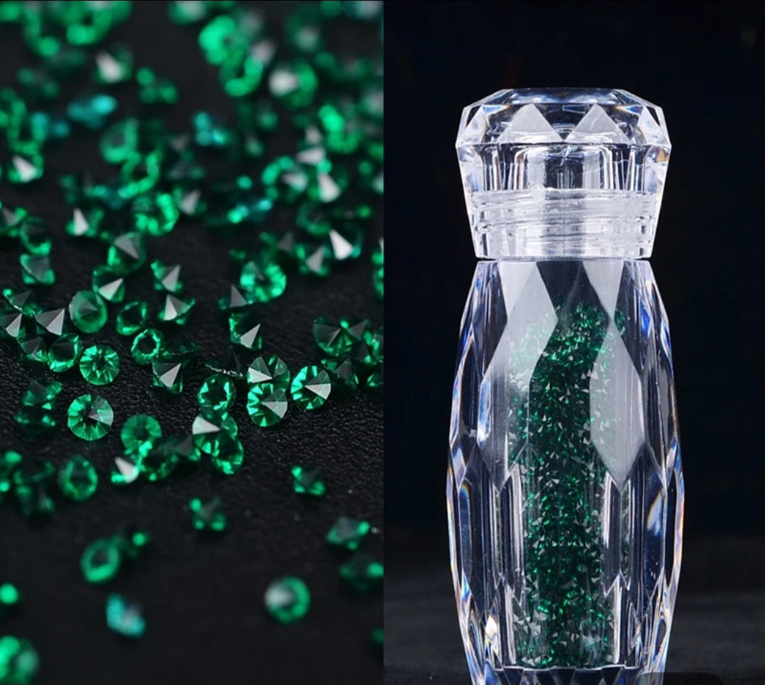 Crystal Pixie Mini Rhinestones for Nail Art in Bottle