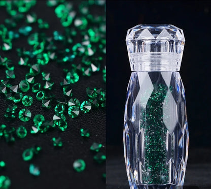Crystal Pixie Mini Rhinestones for Nail Art in Bottle