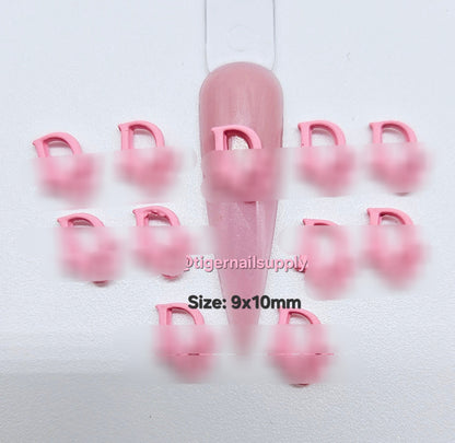 Colorful Logo Nail Charms
