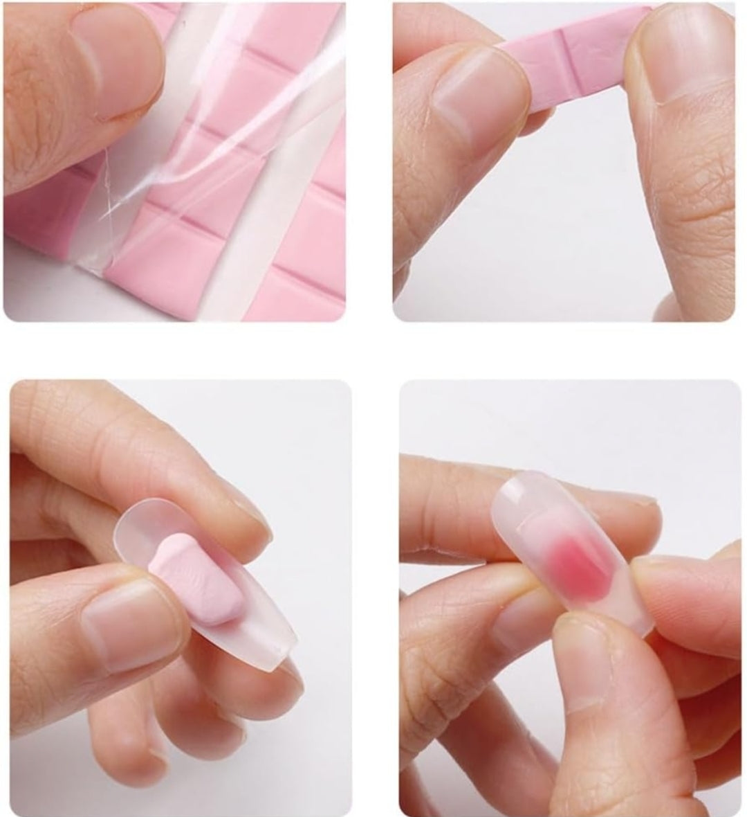 Magnetic Nail Palette Display with Heart Tip Stands Included for Press On Nails, Nail Art Practice Training