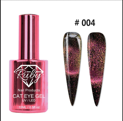 Ruby Cat Eye Gels 12 Colors Collection 1