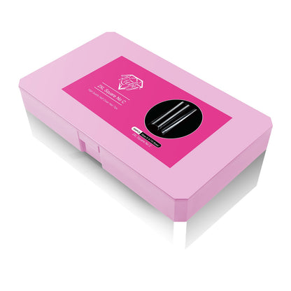 Ruby Nail Tip Boxes Pink, Clear, C Curve, No C, Square Coffin Stiletto Almond