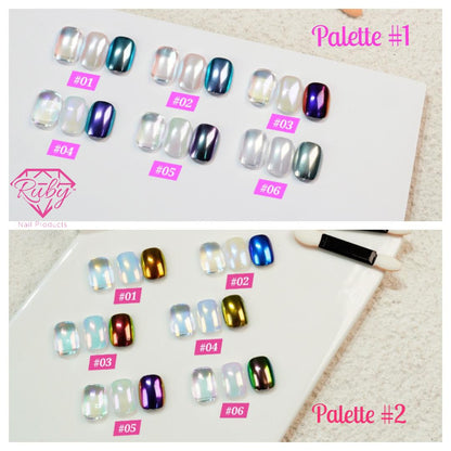 Ruby 6 in 1 Aurora Chrome Palette Unicorn Mermaid