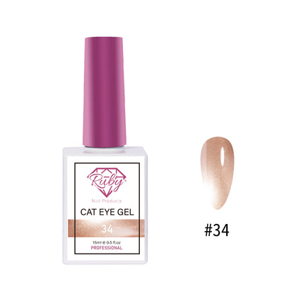 Ruby Cat Eye Gels – Collection #2 | Magnetic Cateye Gel Polishes 36 Colors
