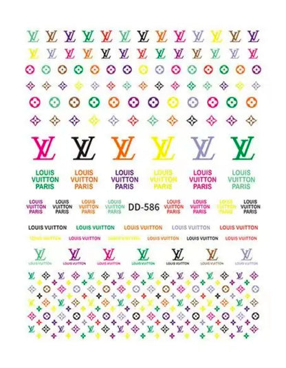 Luxury Nail Stickers Nail Art Designer Nails