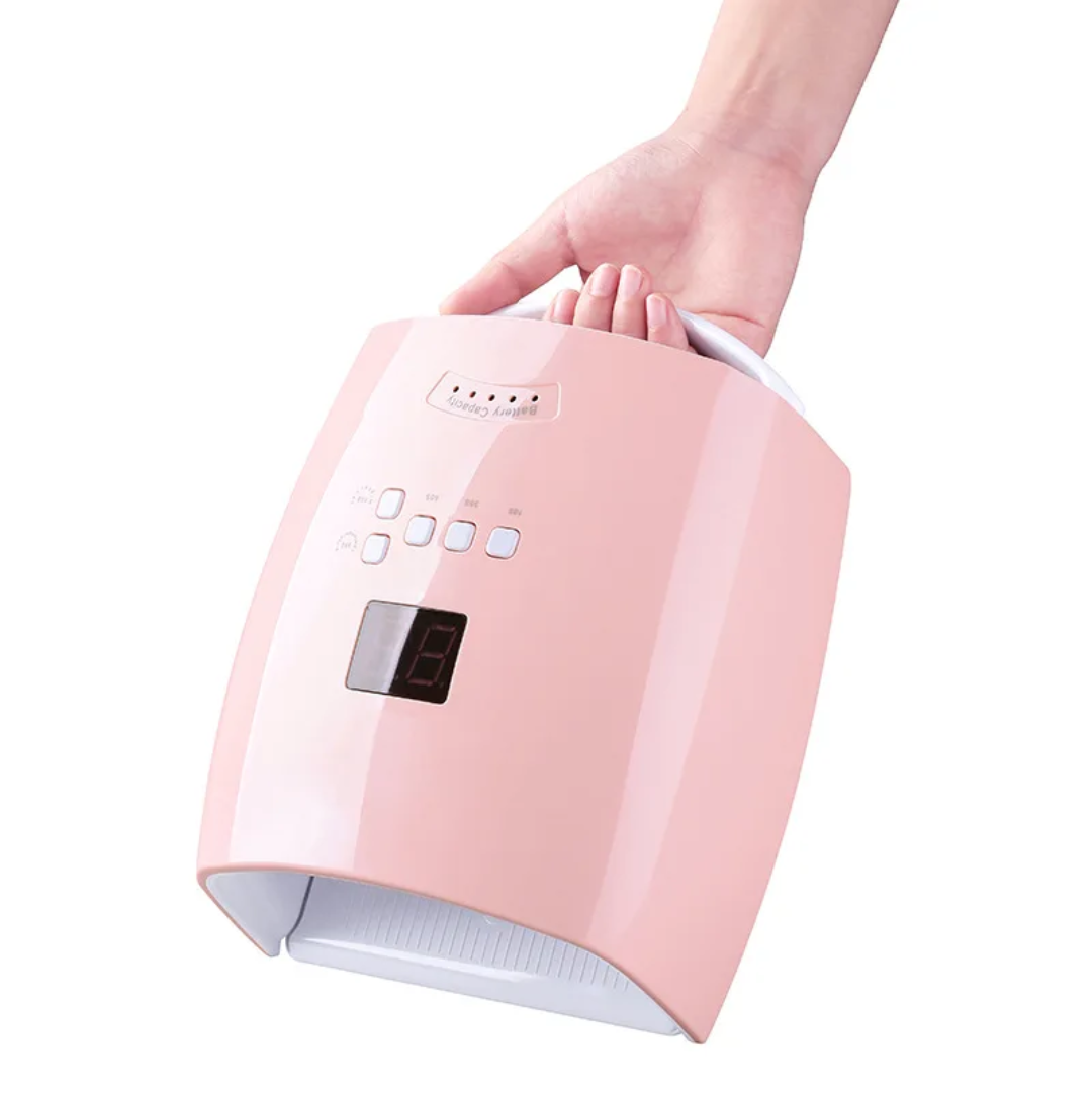 66W Rechargeable Cordless Quick Dry LED Lamp Auto Sensor Model S10 for Home and Salon