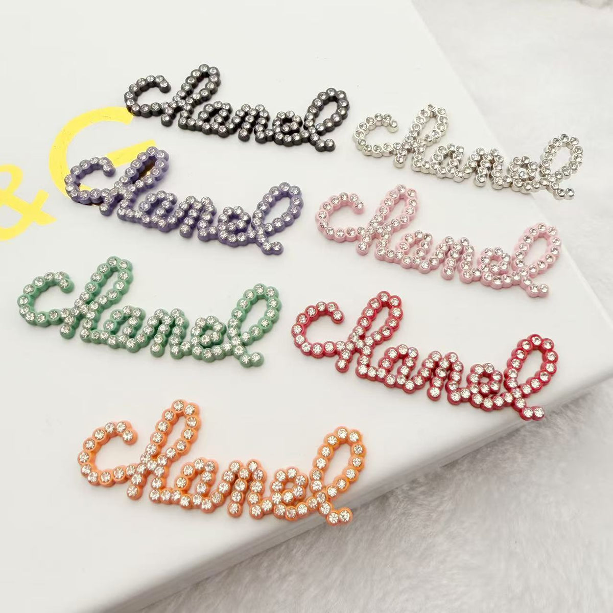 Junk Charms #1: CHANEL Brand Logos Large and Small Junk Charms Designer Luxury Charms for Nails, Phone Cases, Bags, Arts and Crafts