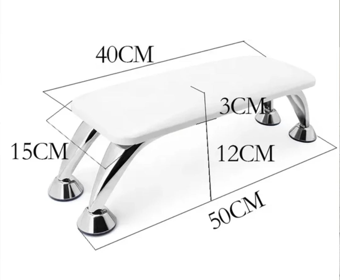 Luxury Nail Arm Rest With Legs and Anti-Slip and U-Shape Arm Rest