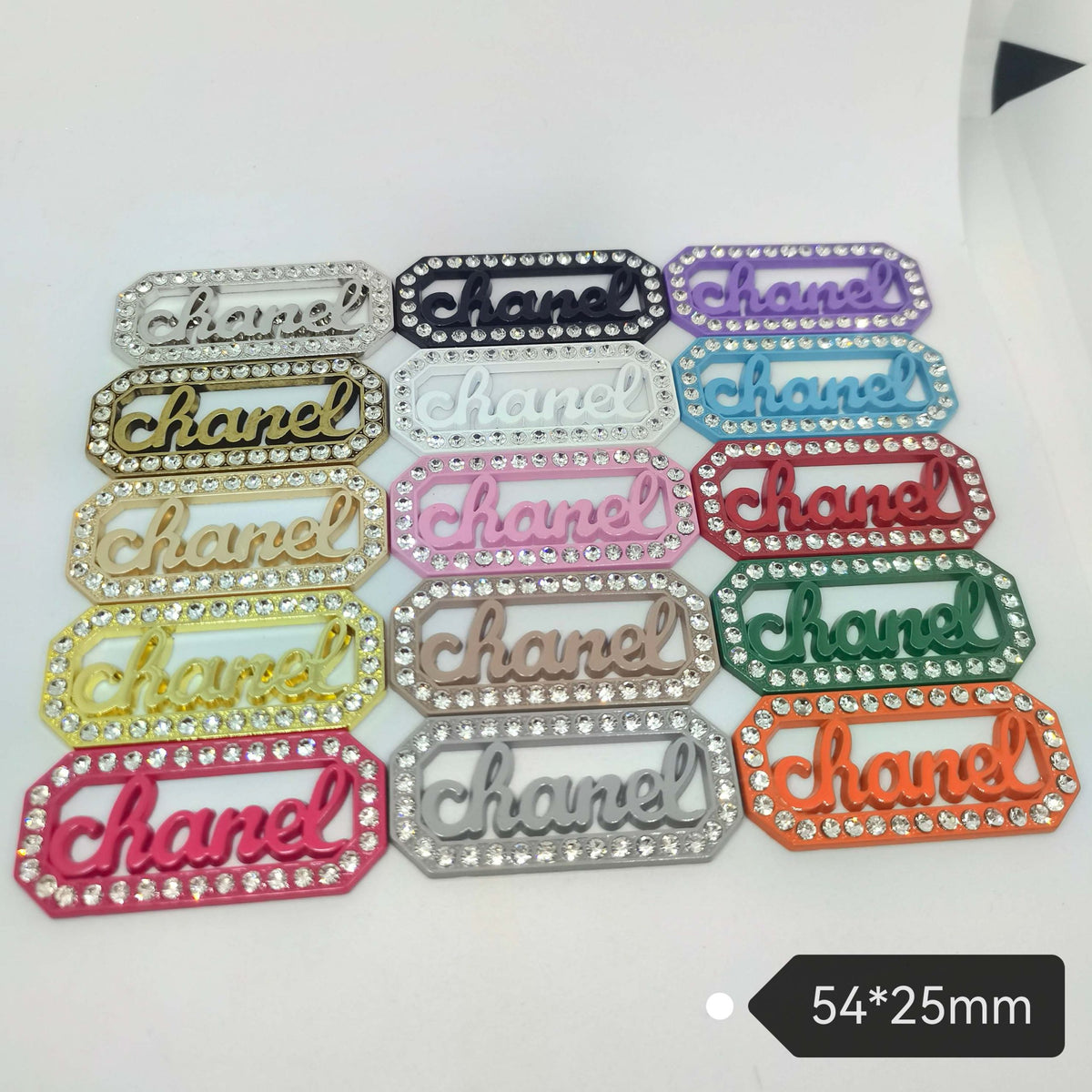 Junk Charms #1: CHANEL Brand Logos Large and Small Junk Charms Designer Luxury Charms for Nails, Phone Cases, Bags, Arts and Crafts